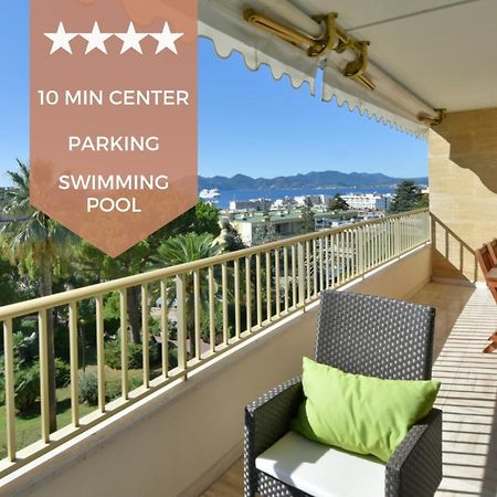 Close To Downtown Cannes Swimming Pool And Sea View エクステリア 写真